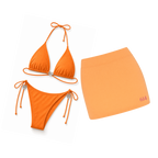 Terry Crush Orange Bikini Set