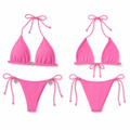 Terry Crush Pink Bikini Set