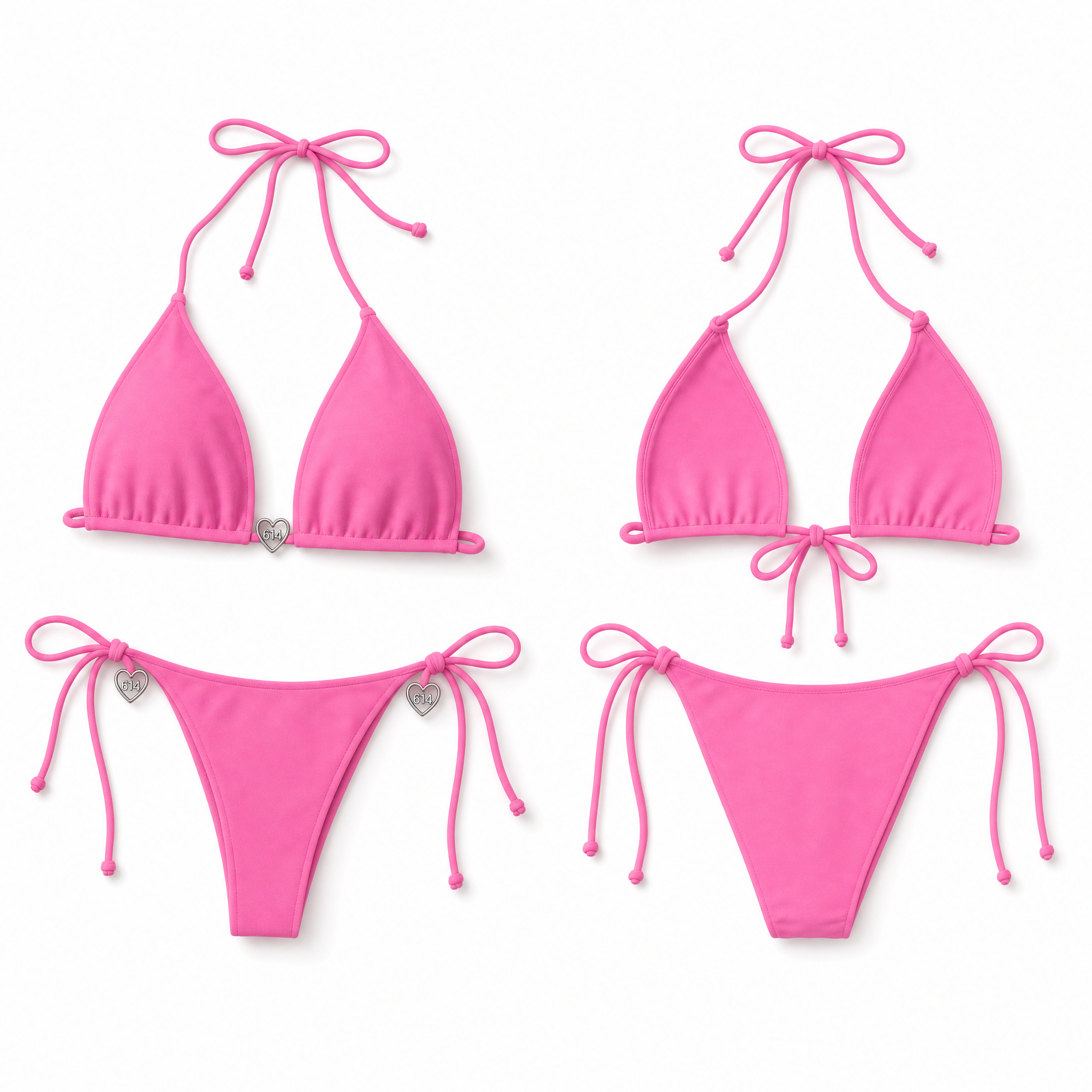 Terry Crush Pink Bikini Set